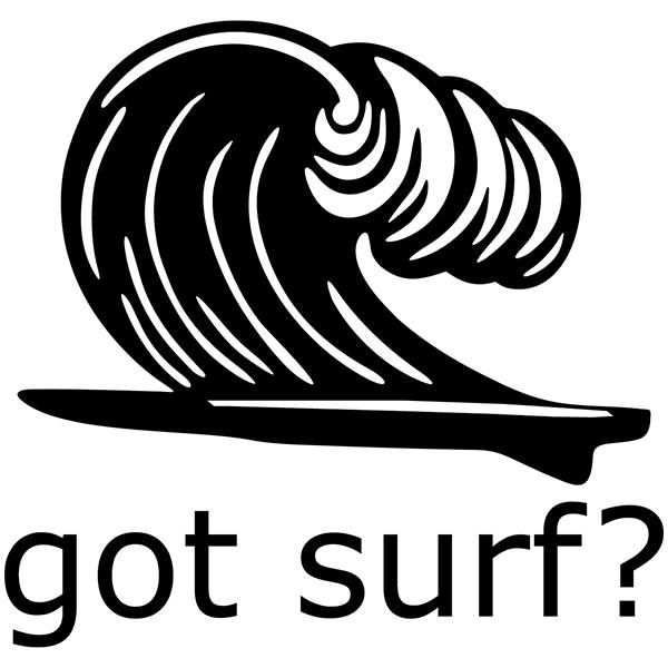 Car & Motorbike Stickers: Got surf?