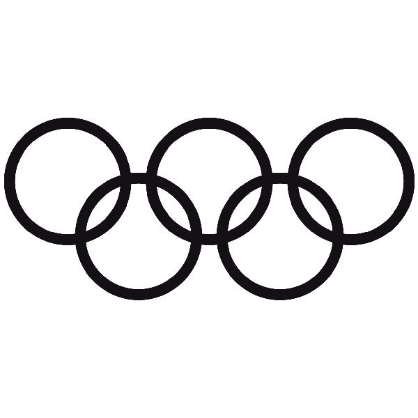Wall sticker Olympic rings