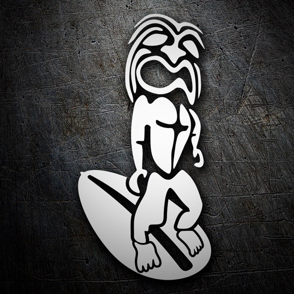 Car & Motorbike Stickers: Indonesian surf totem