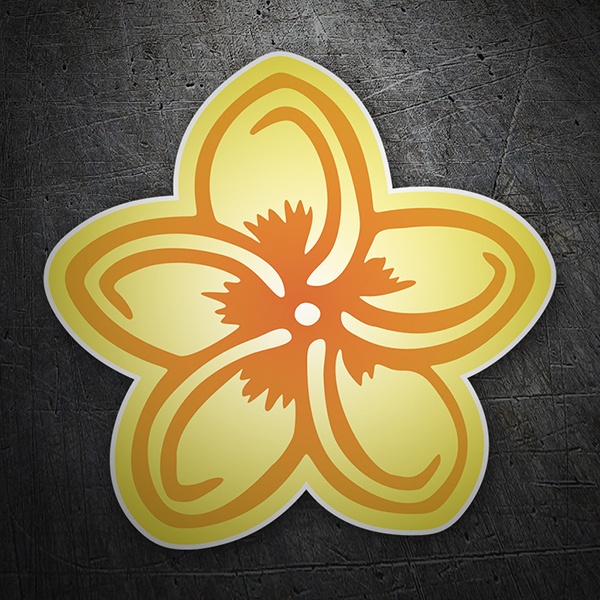 Sticker Orange flower