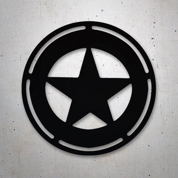 Car & Motorbike Stickers: Sheriff Star