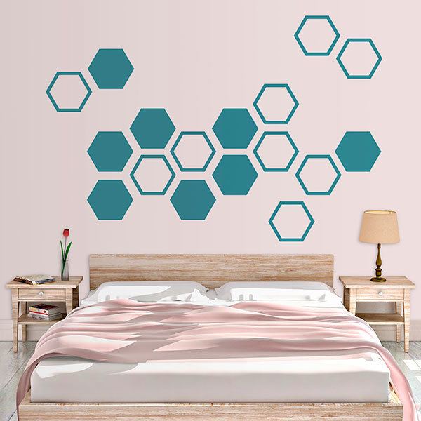 Wall Stickers: Custom Geometric Kit