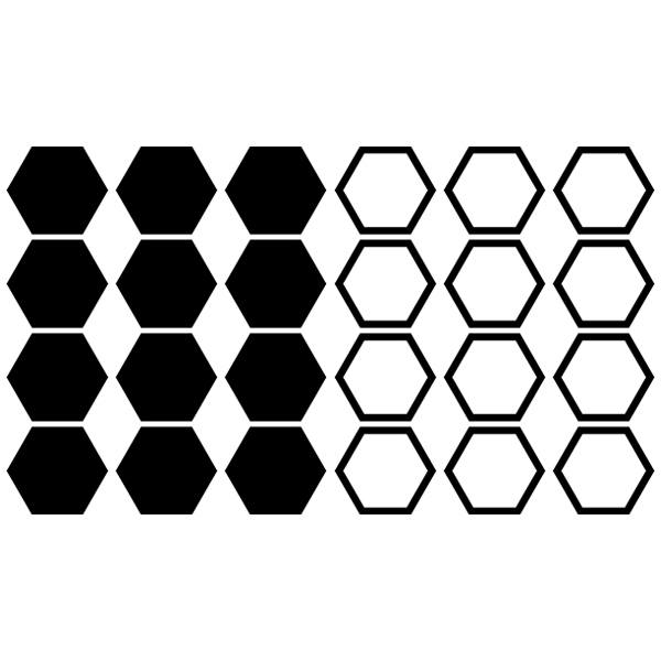 Wall Stickers: Custom Geometric Kit