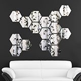 Wall Stickers: Birch Geometric kit 3