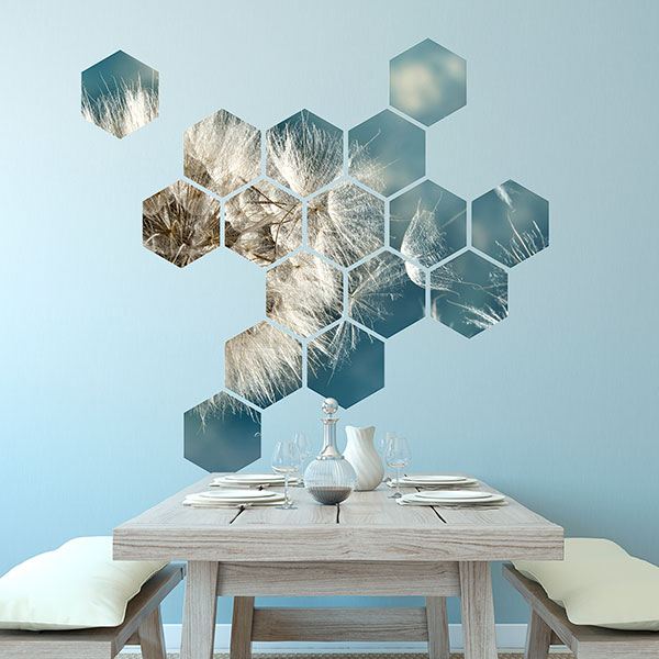 Wall Stickers: Dandelion Geometric kit