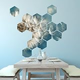 Wall Stickers: Dandelion Geometric kit 3