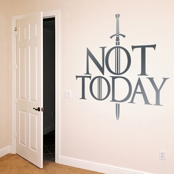 Wall Stickers: Phrase Not Today