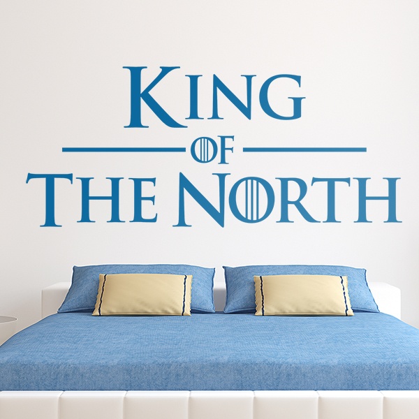 Wall Stickers: Headboard King of the North