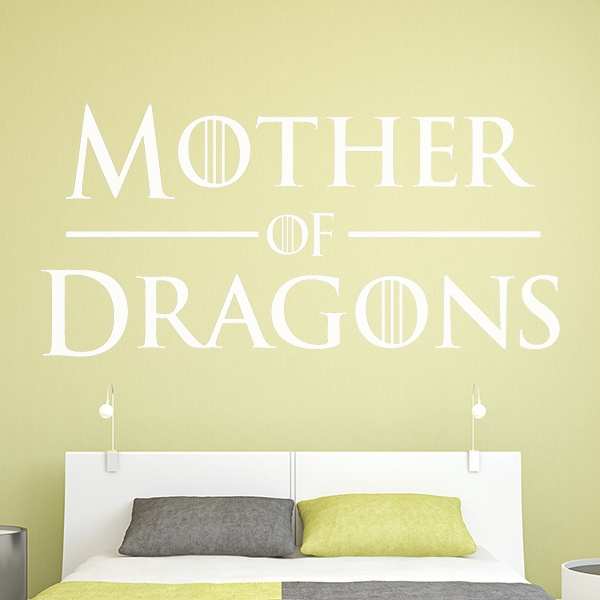Wall Stickers: Headboard Mother of Dragons 0