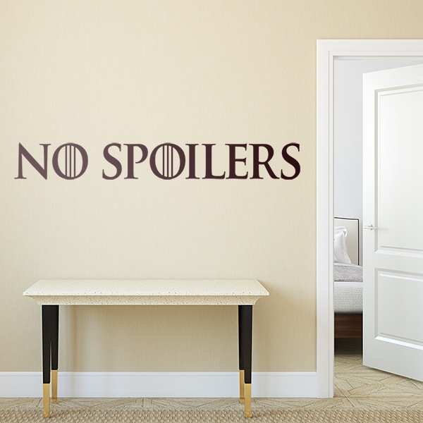 Wall Stickers: No Spoilers