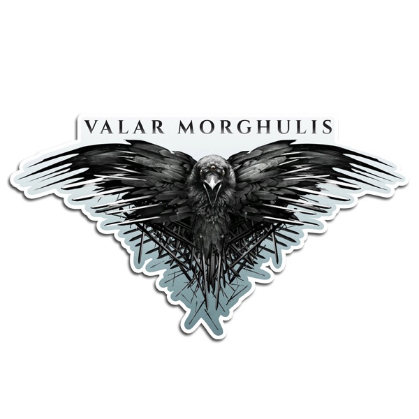 Wall Stickers: Raven Valar Morghulis