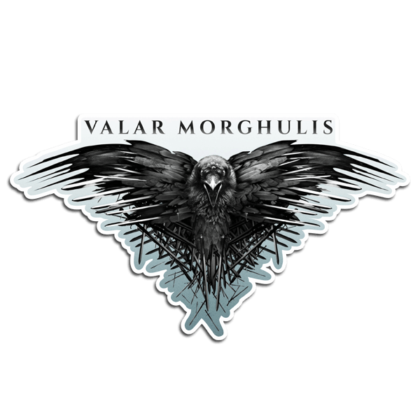 Wall Stickers: Raven Valar Morghulis