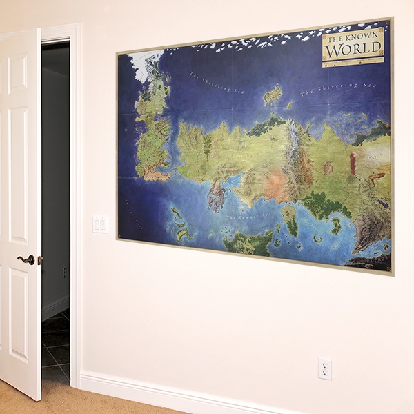 Wall Stickers: Map Box Game of Thrones