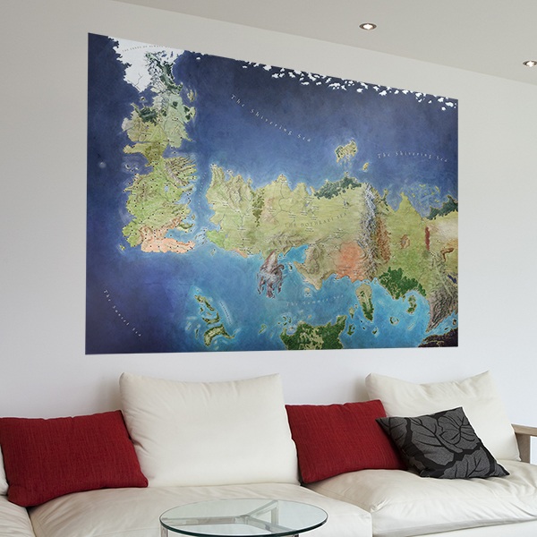 Wall Stickers: Map Game of Thrones