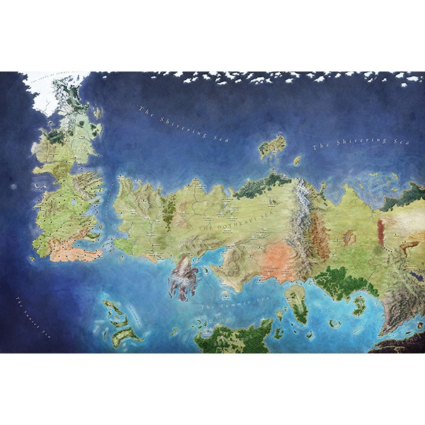 Wall Stickers: Map Game of Thrones