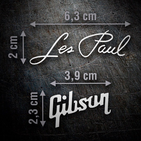 Car & Motorbike Stickers: Les Paul Gibson