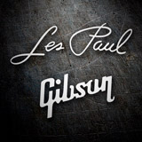 Car & Motorbike Stickers: Les Paul Gibson 4