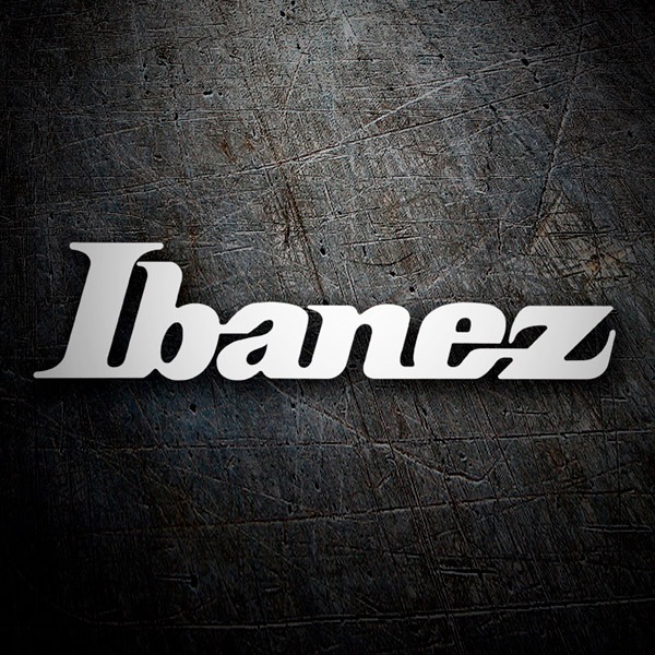 Car & Motorbike Stickers: Guitar Ibanez Emblem 0