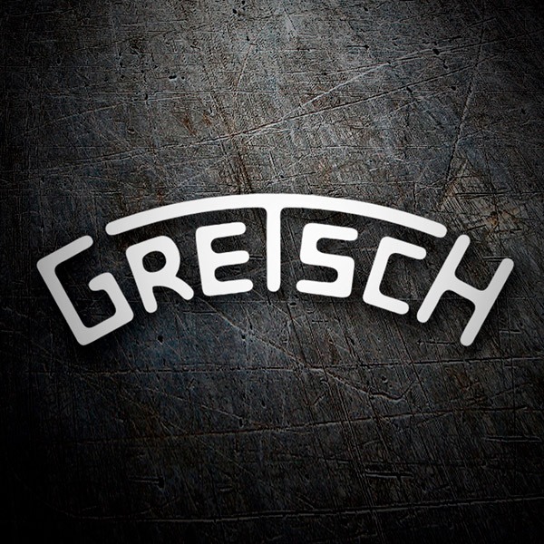 Car & Motorbike Stickers: Guitar Gretsch 0