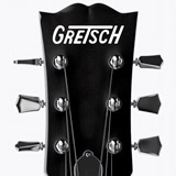 Car & Motorbike Stickers: Guitar Gretsch II 2