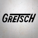 Car & Motorbike Stickers: Guitar Gretsch II 3