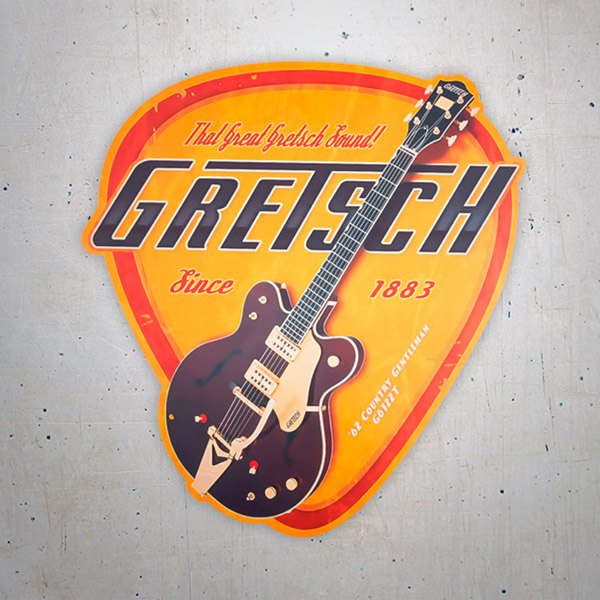Car & Motorbike Stickers: Pick Gretsch 1883