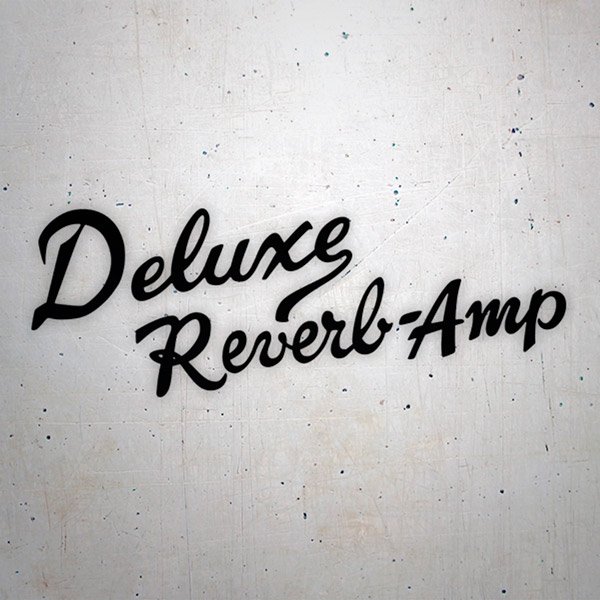 Car & Motorbike Stickers: Fender Deluxe Reverb-Amp