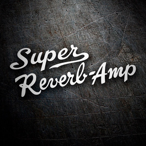 Car & Motorbike Stickers: Fender Super Reverb-Amp 0