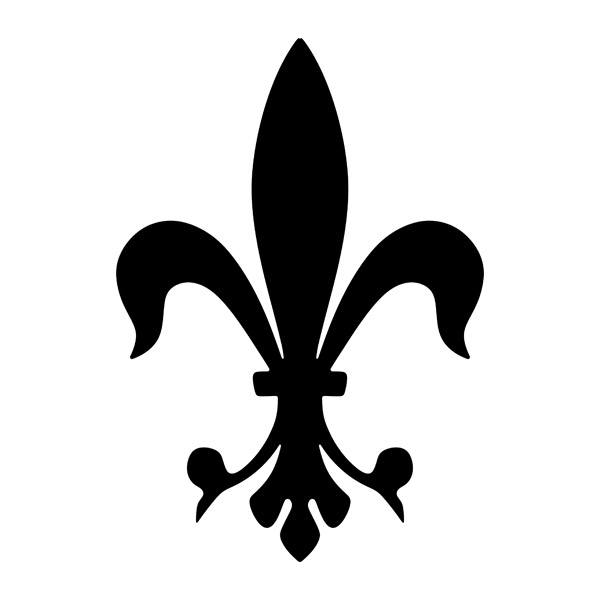 Car & Motorbike Stickers: Fleur de Lis