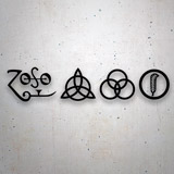 Car & Motorbike Stickers: Symbols - Led Zeppelin IV 3