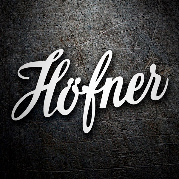 Car & Motorbike Stickers: Höfner