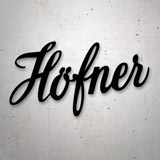 Car & Motorbike Stickers: Höfner 3