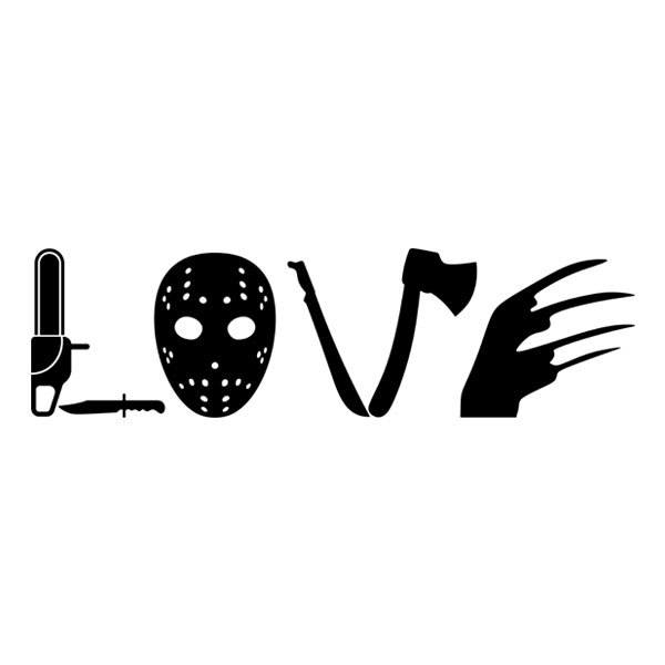 Wall Stickers: Classic horror films (Love)