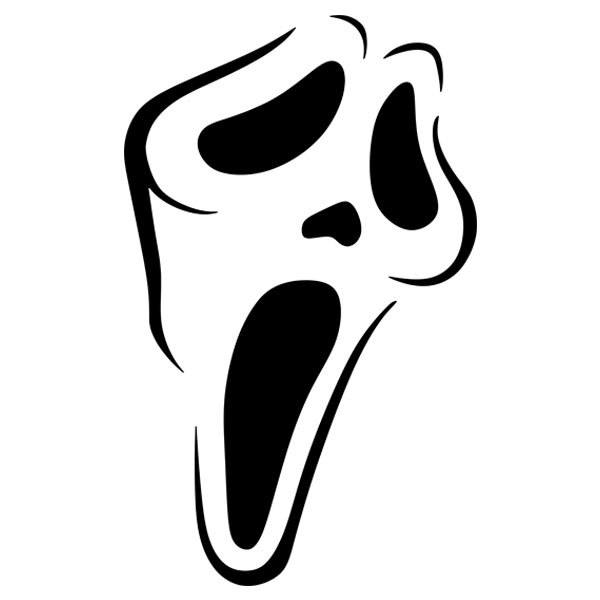 Wall Stickers: Scream Mask