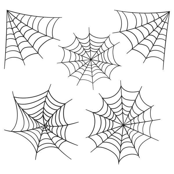 Wall Stickers: Spider web kit