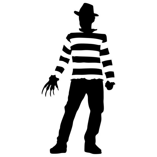 Car & Motorbike Stickers: Freddy Krueger defiant