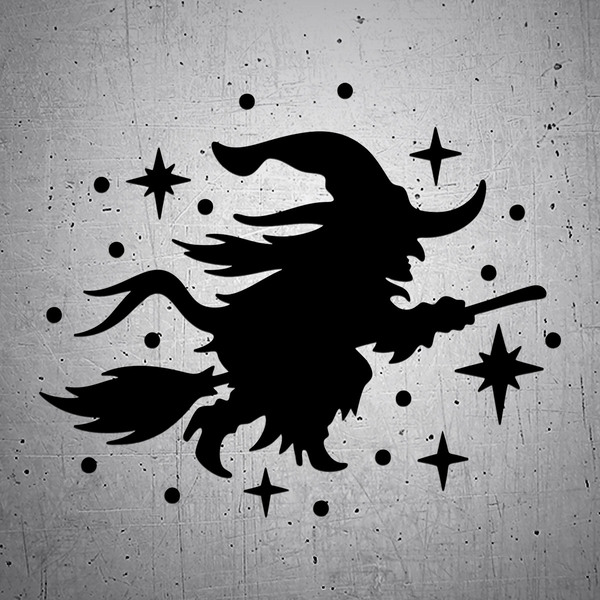 Car & Motorbike Stickers: the Witch 