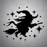 Car & Motorbike Stickers: the Witch  2