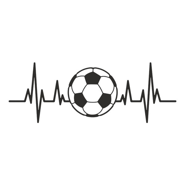 Car & Motorbike Stickers: Cardio Electro Football