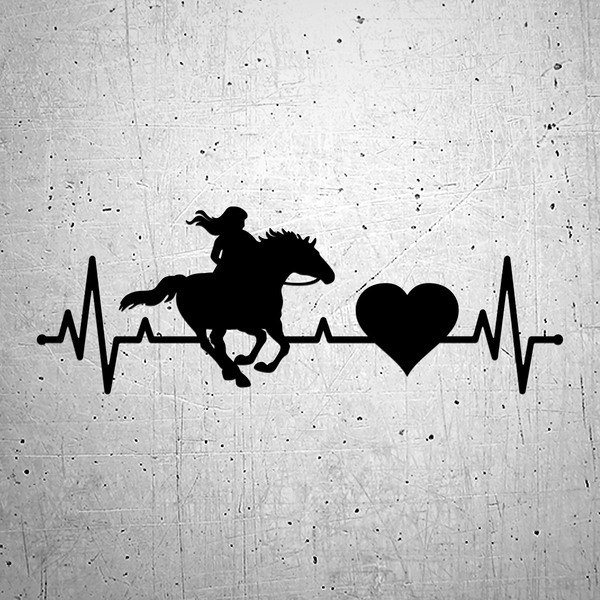 Car & Motorbike Stickers: Cardio Electro Equestrian