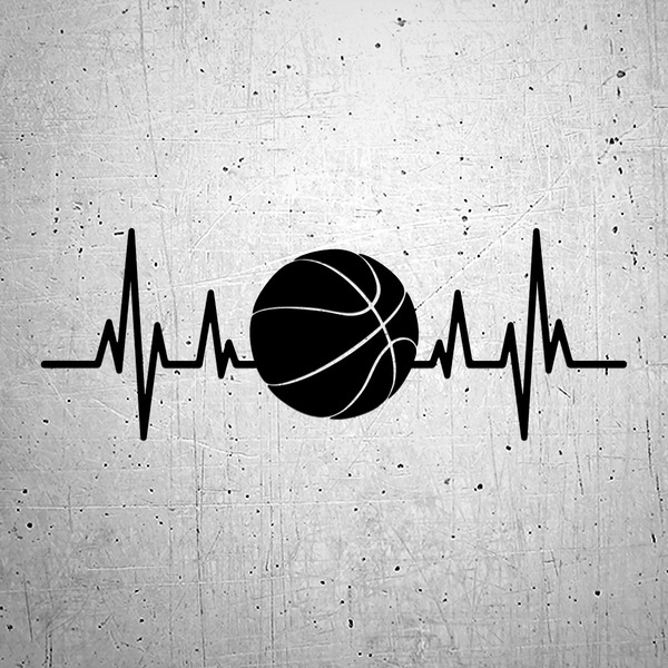 Car & Motorbike Stickers: Cardio Electro Basketball