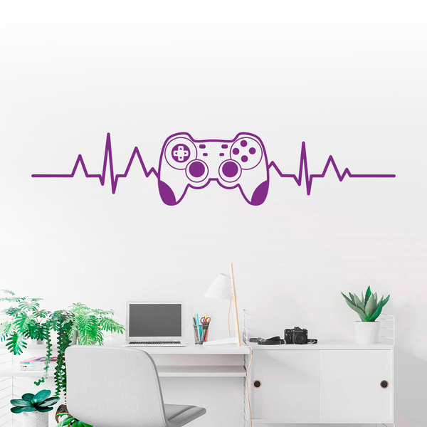 Wall Stickers: Electrocardiogram Game Controller