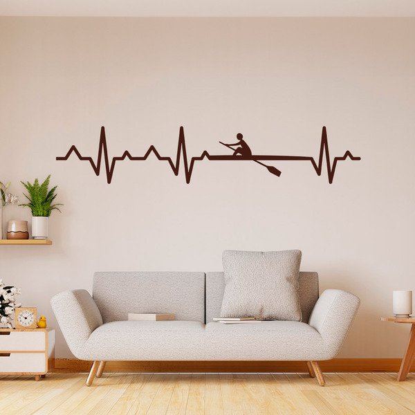 Wall Stickers: Rowing Electrocardiogram