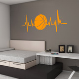 Wall Stickers: Electrocardiogram Basketball 2