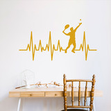 Wall Stickers: Electrocardiogram Tennis 2
