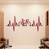 Wall Stickers: Electrocardiogram on a Road Bike 13