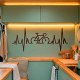 Wall Stickers: Electrocardiogram on a Road Bike 14