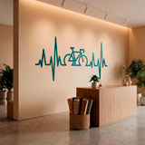 Wall Stickers: Electrocardiogram on a Road Bike 18