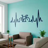 Wall Stickers: Electrocardiogram on a Road Bike 3