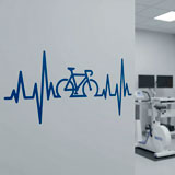 Wall Stickers: Electrocardiogram on a Road Bike 21